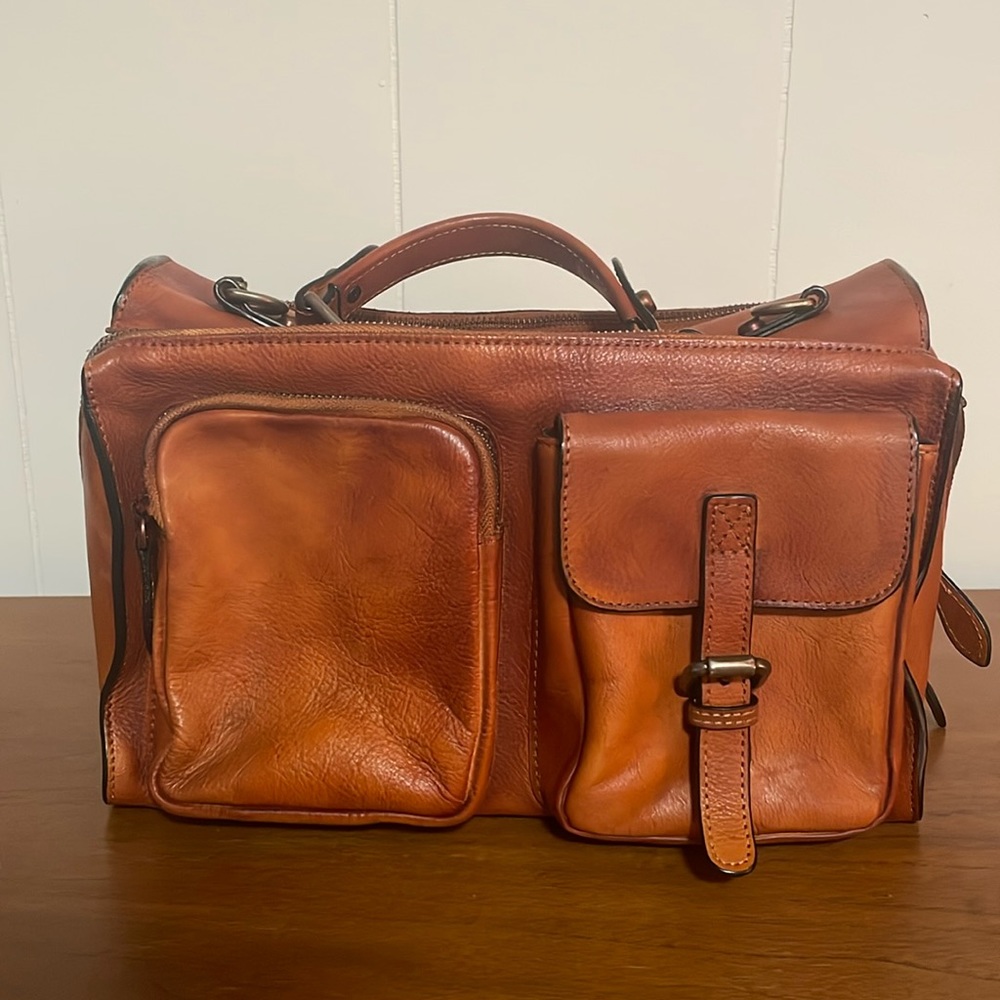 IVTG Genuine Leather Satchel A509